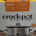 Crock-Pot 7 Quart Oval Manual Slow Cooker, Stainless Steel (SCV700-S-BR), Versatile Cookware for Large Families or Entertaining