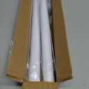 Closet Rods for Hanging Clothes, 1.3 Inch Diameter Heavy Duty Closet Rod 17-39 Inch Adjustable Clothes Hanging Bar Matte White Shower Curtain Rods for Closet, Wardrobes, Bathroom, Windows