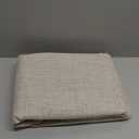 NICETOWN 100% Blackout Linen Curtains 90" Long for Bedroom, Thermal Insulated Living Room Curtains with Liner, Farmhouse Style Linen Blend Window Draperies for Dining Room (2 Panels, 52" W, Natural)