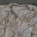 Calvin Klein Womens 3/4 Balloon Sleeve V-Neck Knee Length Faux Wrap Dress (8, Oyster Multi)