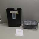 Bonsaii 12-Sheet Cross Cut Paper Shredder, 5.5 Gal Home Office Heavy Duty Shredder for Paper, Credit Card, Mail, Staples, with Transparent Window, High Security Level P-4 (C275-A)