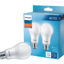 Philips 100W Equivalent Soft White A19 Medium LED Light Bulb (2-Pack) 565507