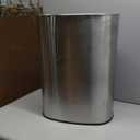 BestOffice | 13 Gallon Trash Can with Lid | Automatic Touchless Garbage Can | Odor Control | Modern Oval Design | Easy to Clean | Stainless Steel | Fits Any Kitchen, Bathroom, Office or Home