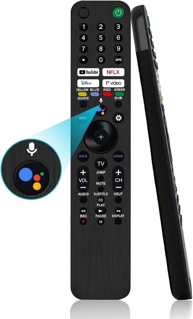 for Sony TV Remote Control Replacement, RMF-TX500U for All 2019-2024 Remote Bravia-TV Remote,for Sony-Smart-TV XR/XBR/KD/K Series 4K LED OLED Google/Android TVs