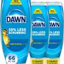 Dawn Ultra EZ-Squeeze Dish Soap, Dishwashing Liquid, Original, 3x22oz