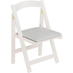 Wood Folding Chair Foldable Chair with Padded Seats Folding Chair for Dining Wooden Folding Chairs with Cushion Suitable for Indoor and Outdoor (Cream) Wood Folding Chair Foldable Chair with Padded Seats Folding Chair for Dining Wooden Folding Chairs with Cushion Suitable for Indoor and Outdoor (Cream)