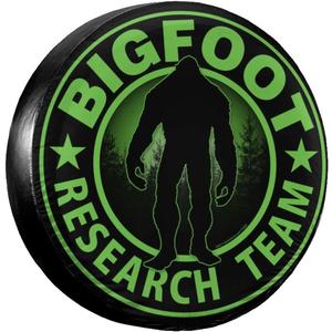 Sasquatch Research Team Green Spare Tire Cover,Universal Wheel Tire Cover for Trailer, RV, SUV, Truck,Camper and Many Vehicle,Weatherproof Tire Protectors16 inch for Diameter 29"-31" (Style 5)