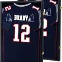 IHEIPYE Jersey Frame Display Case 2 Pack - Large Sport Jersey Shadow Box with UV Protection Acrylic for Baseball, Basketball, Football, Soccer, Hockey, Shirt and Uniform