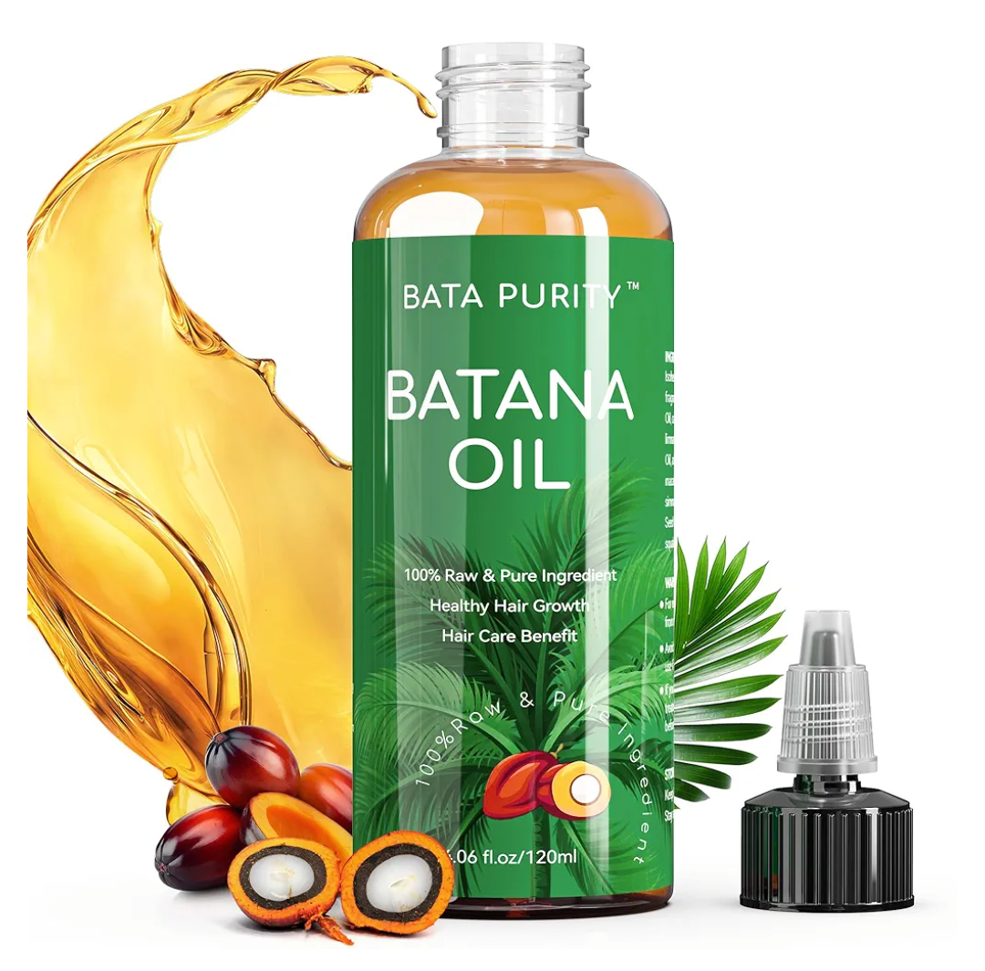 Batana Oil for Hair Growth, Organic Hair Oil from Honduras – Repairs Damaged Hair, Nourishes Scalp, Boosts Shine and Thickness, Controls Frizz, for All Hair Types, 4.06 FL OZ, Pack of 3, Expiration Date 13/12/2027 