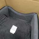 Dog Car Seat for Small/Medium Dogs Up to 30 lbs, Memory Foam Dog Booster Car Seats with Waterproof PU Cover, Pet Seat with Storage Pockets & 2 Safety Belt for Travel(Black)