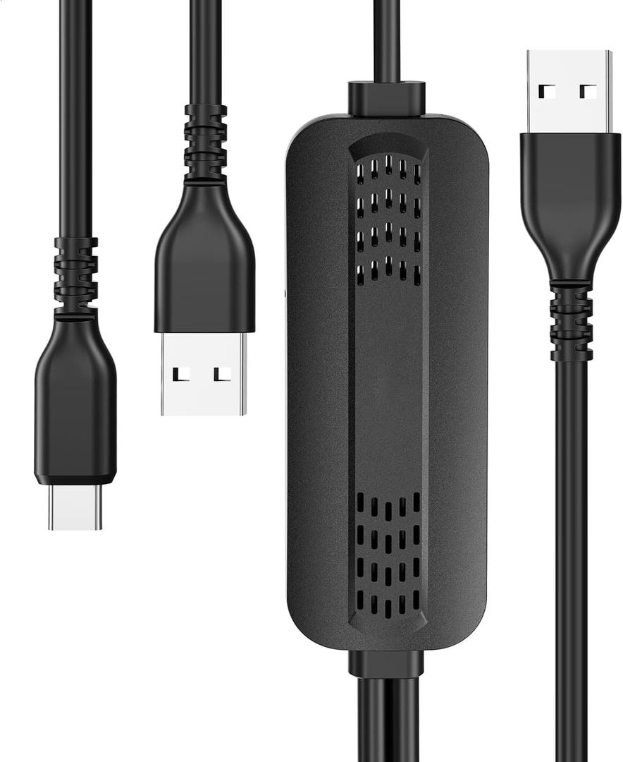 Car Screen Mirroring Adapter with Wireless CarPlay - Supports Watching Any App (YouTube, Net-Flix, TikTok, etc.), Compatible with Factory-CarPlay Equipped Vehicles (Black)