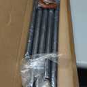 Wind Chimes for Outside Deep Tone, 60 inch 5 Heavy Duty Tubes Aluminium Metal Extra Large Wind Chimes Outdoor, Decoration for Garden, Patio, Yard, Gift for Mother's Day, Birthday (Black)