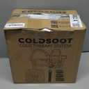 Cold Therapy Machine w/Timer, Compact and Portable Ice Machine for Knee After Surgery, Knee Replacement Recovery System, Cryotherapy Pain Relief w/Compression Pad for Shoulder, Hip and Ankle