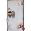 Heesch Earring Organizer Wall Monut Earring Holder Display Hanging Jewelry Organizer for Studs Dangle Earrings and Necklaces Holder Rack for Women Girl Gift