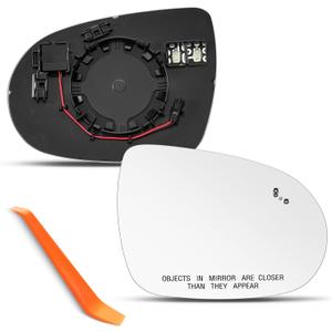 Blind Spot Compatible with Kia Sorento Passenger Side Mirror, 2016 2017 2018 2019 2020 - Right Side Mirrors Replacement Glass with BSD, Power Heated