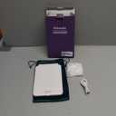 Mocado LED Foldable Travel Makeup Mirror - 5x7 inches 3 Colors Light Modes USB Rechargeable Touch Screen, Portable Tabletop Cosmetic Mirror for Travel, Cosmetic, Office (White)