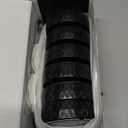 LED Puck Lights with Remote Control, Battery Operated Wireless Closet Light, Under Cabinet Lighting Stick on Tap Push Lights, Color Changing Under Counter Light for Kitchen, 6 Pack - Black