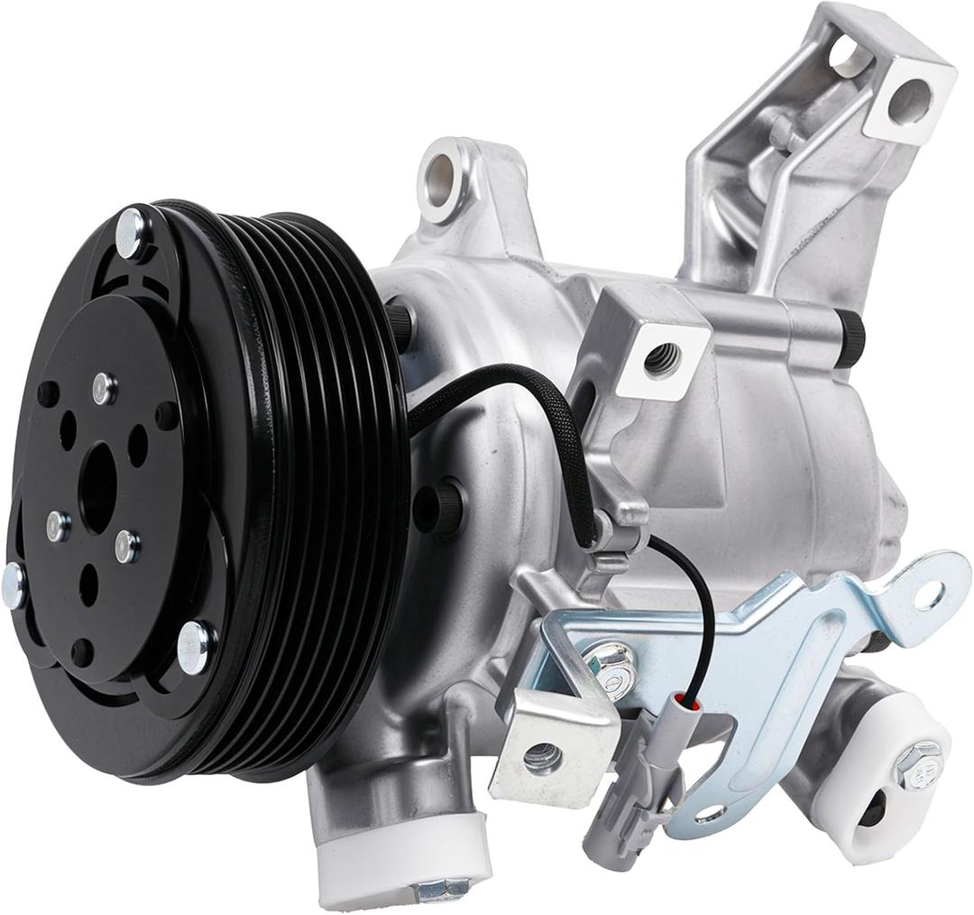 AC Compressor 58492 Fit for 2014-2018 Forester 2.0 2.5L, 2012-2016 Impreza 2.0L, 2016-2017 Crosstrek, 2013-2015 XV Crosstrek, Air Conditioning Compressor with Clutch Replace for 73111FJ000