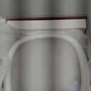 Rechargeable Shower Light for Inside Shower, 12000mAh Motion Sensor Wireless Ceiling Light with Remote No Wiring, Battery Operated Closet Lights Cordless LED Overhead Lighting for Pantry Bathroom (White)