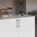 10 Pack 6.3 Inch(160mm) Kitchen Cabinet Handles Brushed Satin Nickel Cabinet Pulls Kitchen Cabinet Hardware Drawer Pulls for Cupboard Wardrobe