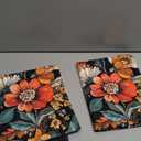 Giwawa Vintage Floral Hand Towels Set of 2 Boho Flower Dish Towels Soft Bath Towels Absorbent Guest Face Towel for Gym Kitchen Home Bathroom Decor