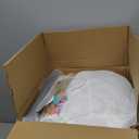 White Bounce House with Blower, 9x9x7FT Inflatable Castle with Slide & Ball Pit, Wedding Party Decoration & Kids Indoor Outdoor Jumping House