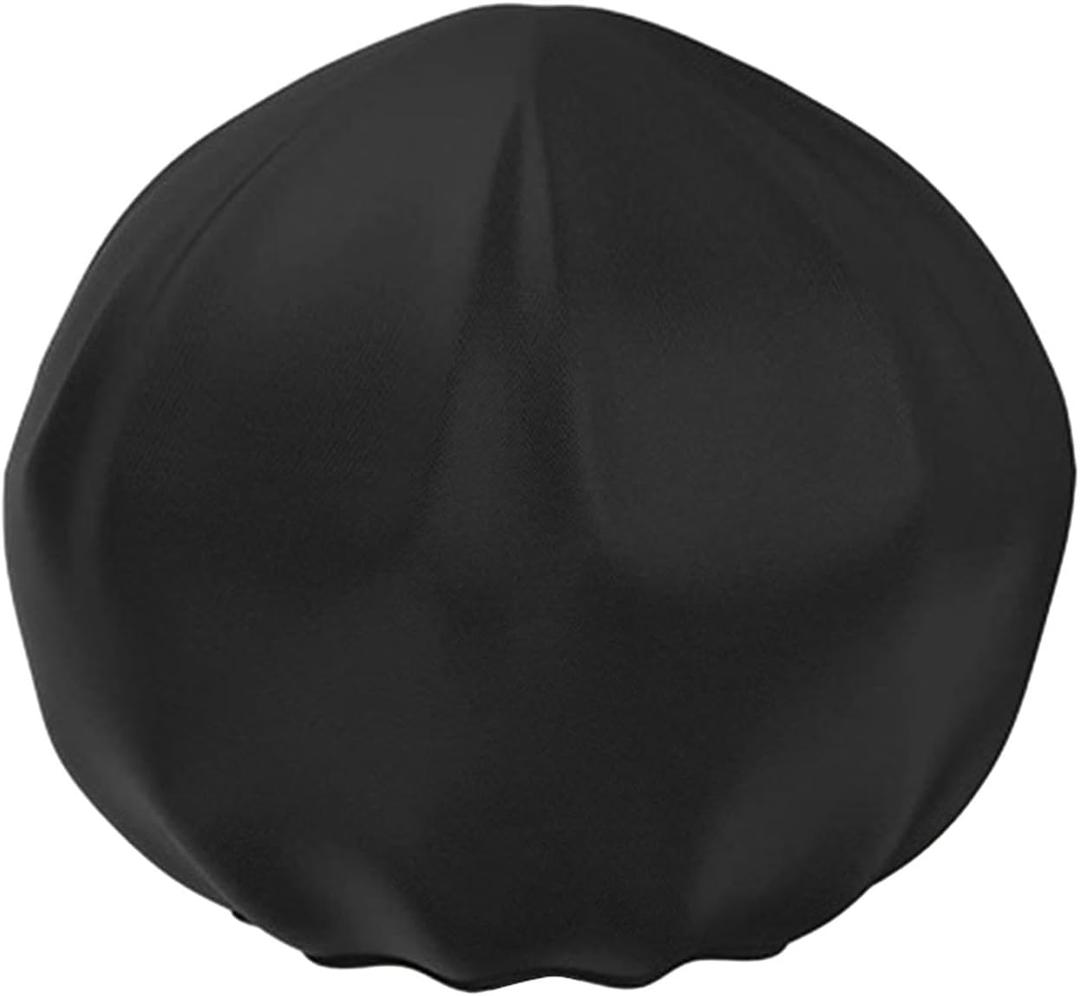 Vertical Round Grills Cover Water Resistant Weather Resistant Heavy Duty Barbeque Grill Cover Griddle Covers for Garden Patio, Black