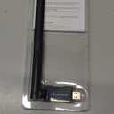 BrosTrend AX900 USB WiFi 6 Adapter for Desktop PC Laptop, Long Range WiFi Dongle, Dual Band 5GHz 600Mbps + 2.4GHz 286Mbps, 6dBi High Gain PC Wi-Fi Antenna, USB2.0 Wireless Adapter for Windows 11/10/7