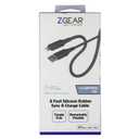 ZGEAR 6FT Silicone USB-A to Lightning 8-pin Cable - Gray