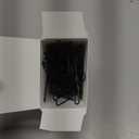 Jenaai 50 Pcs Doll Clothes Hanger 2.56 in Metal Black Doll Outfit Hanger Mini Clothes Hangers for Wardrobe, Dresses, Skirts, and Accessories