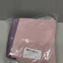 Kids Winter Pants Fleece Lined Waterproof Boys Ski Pants Thermal Outdoor Softshell with Zipper Pockets (Small, Pink+ dark Purple)