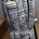 Levtex Home Adare Blue Reversible Full/Queen Quilt Set (88x92in) with 2 Pillow Shams (26x20in) - Floral Bedding - Blue White - Cotton Full/Queen Size Quilt Bedding Set - Lightweight, Soft, Pre-Washed