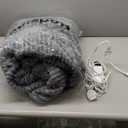 Bedsure GentleSoft Electric Blanket Full Size - Soft Ribbed Flannel Heated Blanket with 6 Heat Levels, Heating with 10 Time Settings, 8 hrs Timer Auto Shut Off, Gifts for Grandma (72x84 inches, Grey)