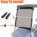 Golf Cart Windshield for EZGO TXT 2014+ Tinted Folding Style (Tinted)