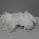 Geyoga Chandelle Boa Vintage Organza Boa 100g 6.5ft Flapper Accessories for Women Dancing Mardi Gras Party Decoration (White)