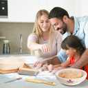 Banneton Bread Proofing Basket Set, Sourdough Starter Kit and Baking Tools - 9 Inch Round & 10 Inch Oval Baskets, 600ml Starter Jar, Bread Lame