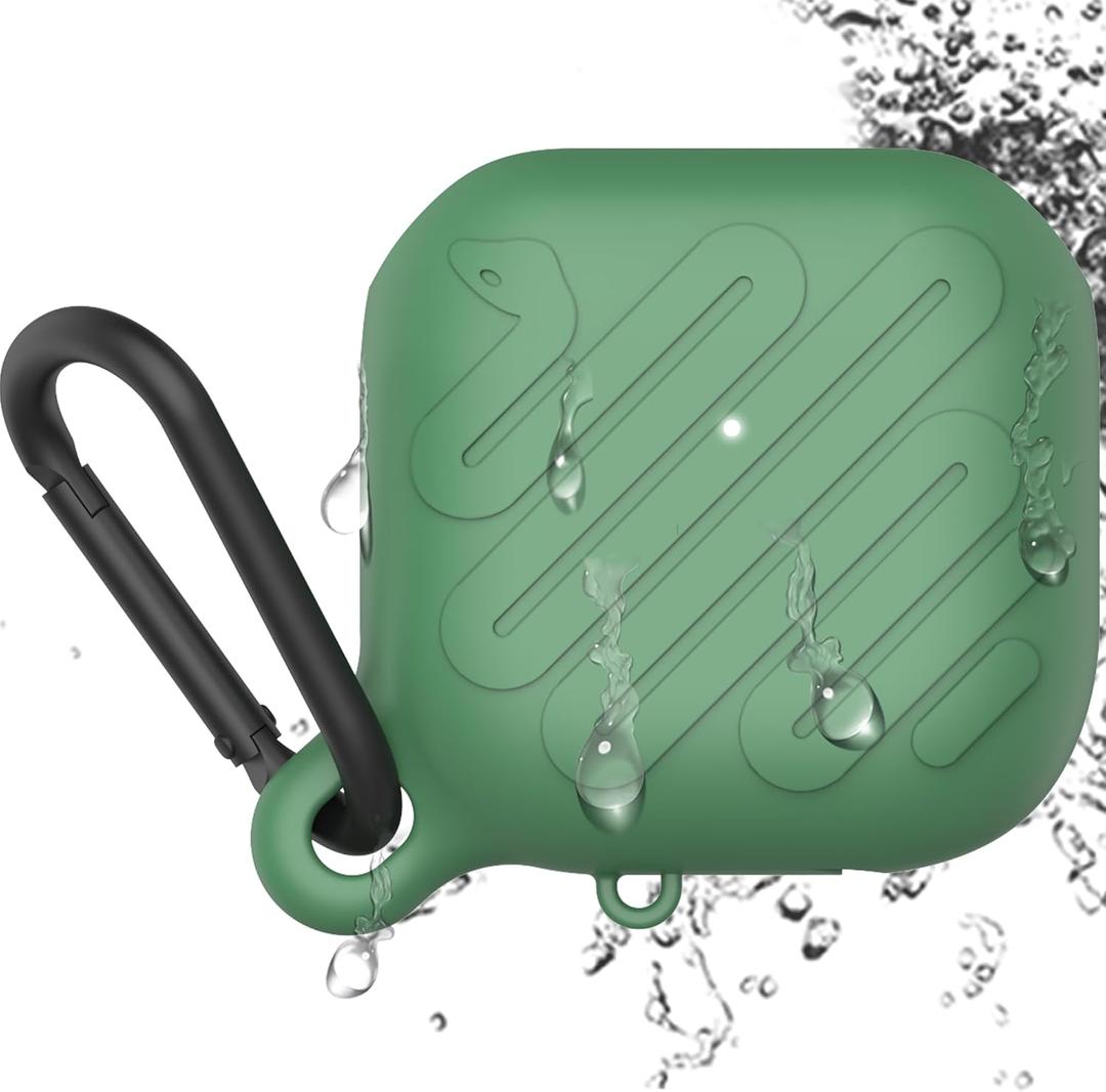 Waterproof Case for AirPods 4 Case 2024 (Green)