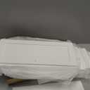 ChooChoo Bathroom Wall Cabinet, Over The Toilet Space Saver Storage Cabinet, Medicine Cabinet with 2 Door and Adjustable Shelves, Cupboard (White)