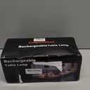 White Rechargeable Table Lamp Set of 2,Cordless Desk Lamp,Small Led Outdoor Table Lamp for Restaurant Dining Table Top Tabletop Lighting,lampara de mesa recargable,Touch Lamp,Wireless Table Lamp