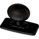 Franklin Brass Iron Craft (5-Pack) Cabinet Knobs | Matte Black Handles for Dresser Furniture Drawers/Kitchen/Door/Bathroom | 1-1/4" P28198K-FB-B