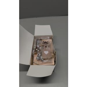 4 Pcs Christmas Table Decoration Christmas Elk Wooden Book Stack Decor Winter Reindeer Tiered Tray Decor Winter Centerpieces Farmhouse Wooden Block Set Xmas Table Sign for Home