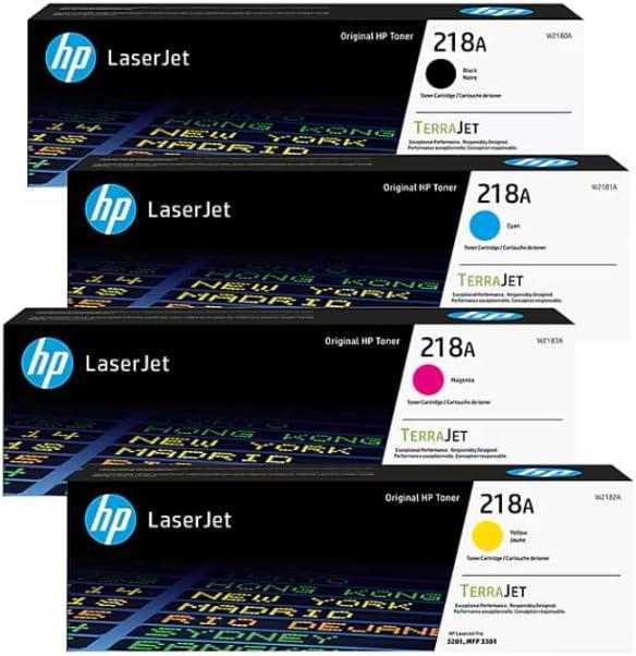 HP 218A (W2180AQ1) Original Cartridge Toner CMYK 4-Pk for 3201/3301 Series