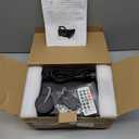 Fog Machine - Smoke Machine with 12 Colorful LED Lights Effect, 2000CFM Smoke Machine Fog Halloween with Wired and Wireless Remote Control, Ideal for Outdoor, Wedding, Parties, and DJ Stage