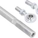 Qiilu 5 1/2in Adjuster Tensioner Rod, Short Alternator Bracket for SBC BBC 350 454 Engine