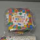 Building Block Party Supplies Paper Plates Napkins Cups Tablecloth Banner for Colorful Building Block Birthday Party Decorations for Boys, Kids Birthday Party Decorations Serve 25