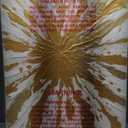 V-inspire Modern Abstract Wall Art, Gold and White Textured Acrylic Painting on Canvas, Hand-Painted, 24 x 36 Inches, Wooden Frame
