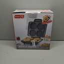 Dash Multi Mini Waffle Maker- Quad Waffle Maker for Family Breakfasts - Dual Nonstick Heating Plates & Easy-Release Surface - Compact & Fast-Heating - Graphite