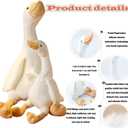 CHELEI2019 23.6" Goose Plush White Swan Stuffed Animal Toy Duck Plush Toy,Gifts for Kids