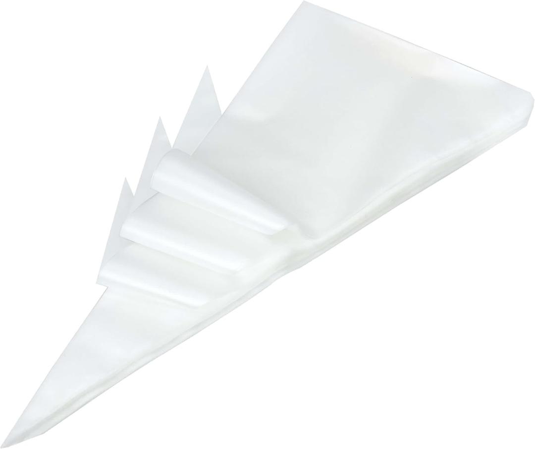 Extra Large Piping Bags 24 Inch, HOMIOVE 50 Pack Long Big Disposable Pastry Bags Thick Anti-Burst Tipless Cake Decorating Bags for Decorating Cupcakes Cakes Cookies