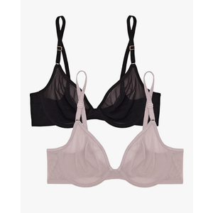 Smart & Sexy womens Sheer Mesh Demi Underwire Bra
34DDD